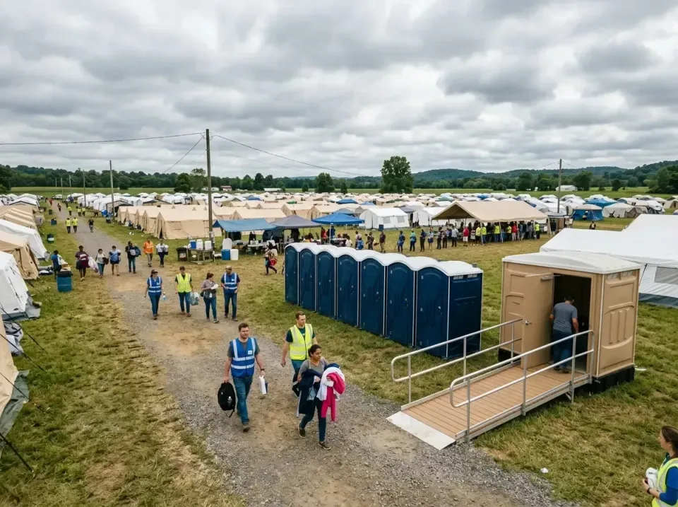 disaster-relief-camp-restrooms-010 — frequently asked questions, Dumpster & Portable Bathrooms Rental in Aurora, IN